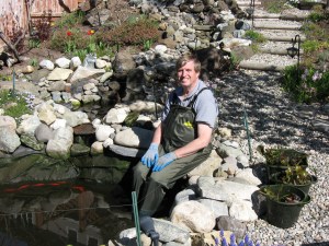 Spring pond clean-up