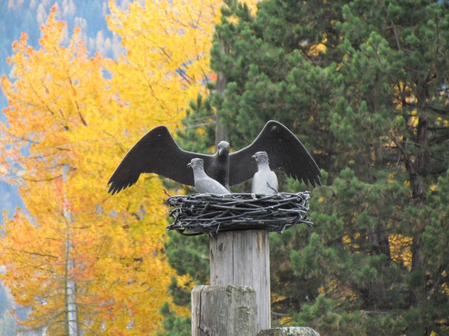 Osprey statue by Denis Kleine