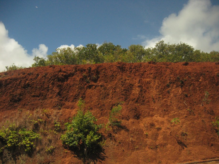 Kawai's famous red dirt