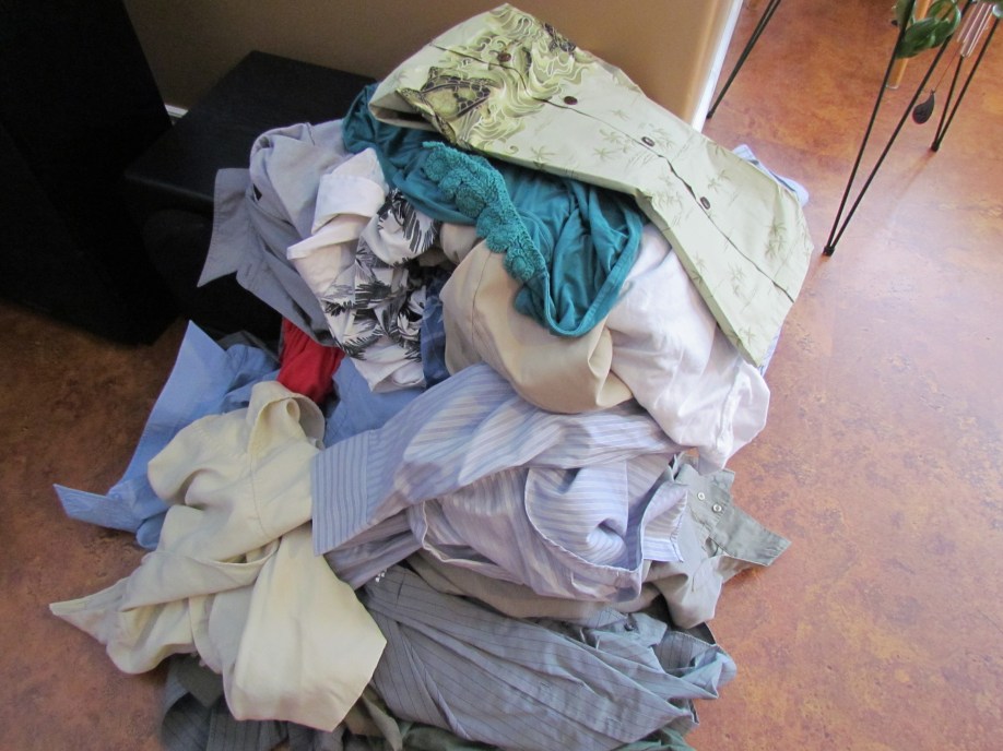 Pile of ironing