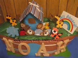 Noah's Ark diaper cake