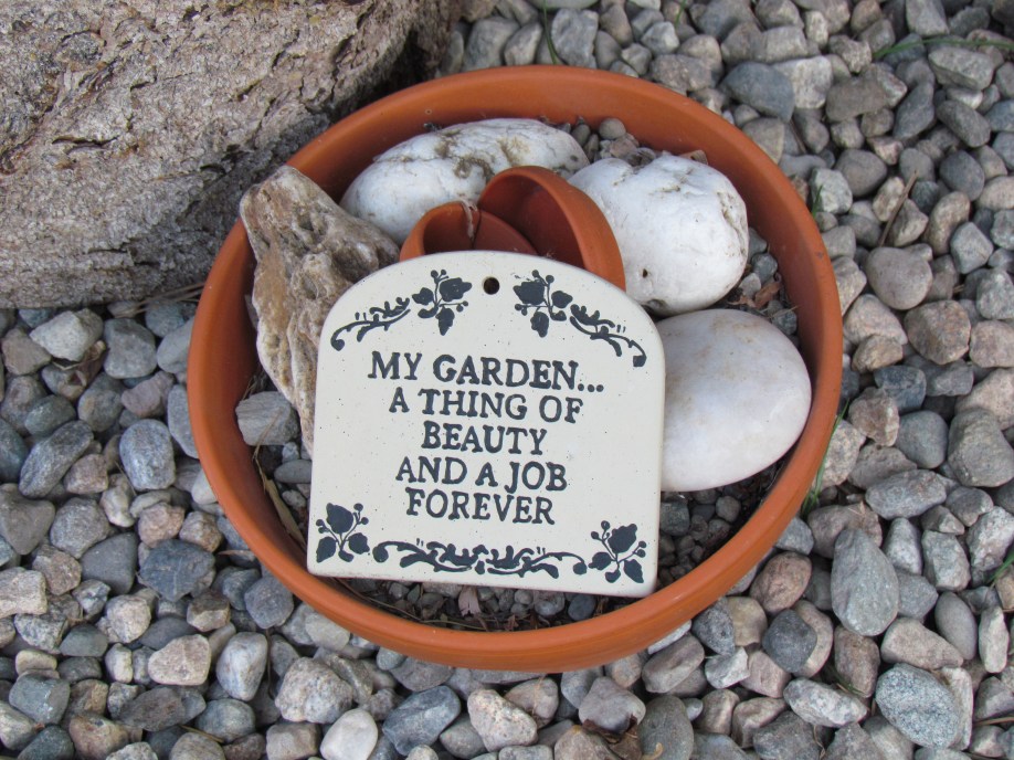 Garden plaque