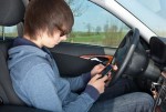 Texting in car