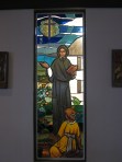 Elizabeth Seton stained glass window